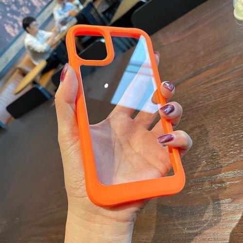 Luxury Silicone Shockproof Phone Case For iPhone 11 12 Pro Max Mini X XS XR 7 8 Plus SE 2020 Transparent Cover