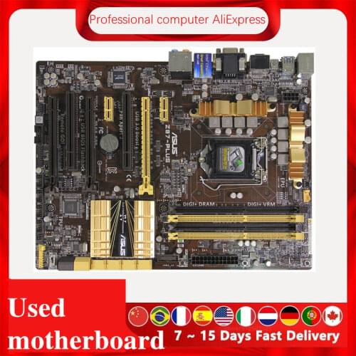 For Asus Z87-PLUS Desktop Motherboard Z87 Z87M LGA 1150 For Core i7 i5 i3 DDR3 SATA3 USB3.0 Original Used Mainboard