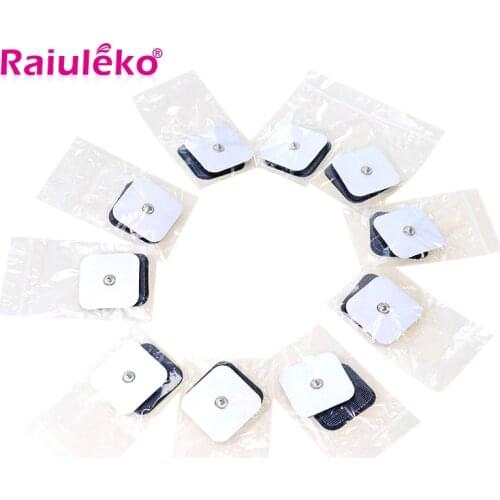 Slimming Massager Patch Self Adhesive Replacement Electrode Pad Square 4*4cm TENS Non-Woven For Muscle Stimulator Machine Pads