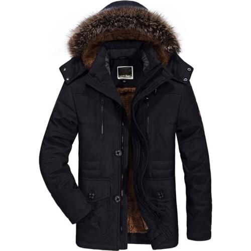 2020 Winter Men Jacket and Coat Mens Clothing Fashion Casual Regular Jackets Parkas Coats Male Overcoats Clothing Plus Size