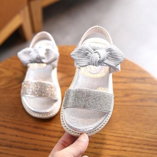 New Arrival Bright Summer Children Flat Sandals For Girls Casual Kids Slipper Breathable Infant Beach Shoes Non-slip Footwear