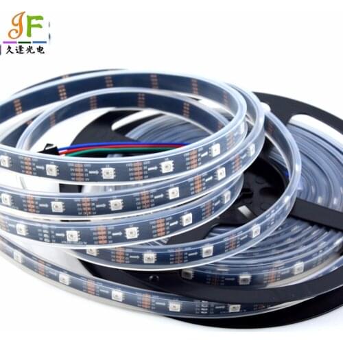 50M 10X5M SK9822 36Leds/M Addressable 5050 RGB full color flexible led pixel strip Light IP65 IP67 DATA and CLOCK seperately