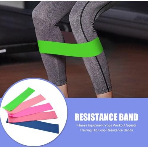 Rubber Resistance Belt Yoga Butt Lift Tension Pull Rope Elastic Exercise Squats Training Pilates Hip Circle Loop Booty Bands