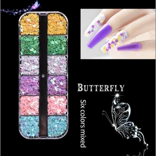 Блестки для дизайна ногтей RtopR China At AliExpress