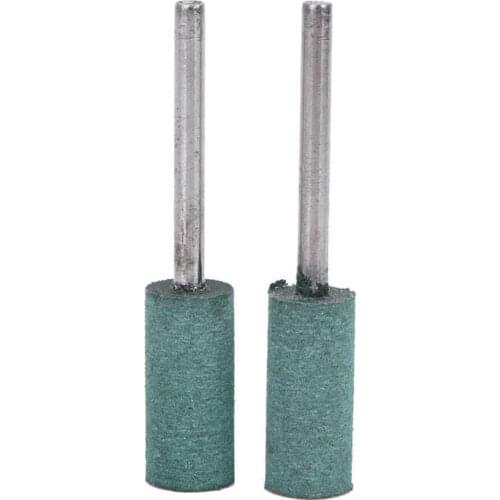Grinding Head 3mm Shank Rubber Green Polishing Griding Bit Polishing head