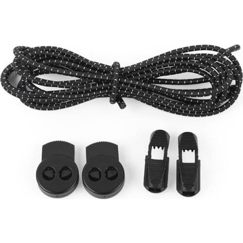 No Tie Shoelaces Stretching Lock lace Locking Shoe Laces Elastic Sneaker Chidren Shoelaces Shoestrings Running/Jogging/Triathlo