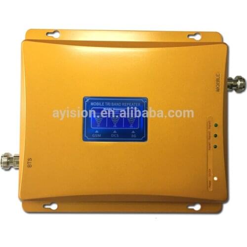 2g 3g 4g Tri Band Signal Booster Cellular Repeater 900 1800 2100 Mhz Mobile Signal Booster 2.4ghz transmitter module