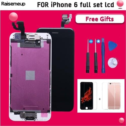 For iPhone 6 LCD Touch Screen Digitizer Full Assembly For iPhone 6 A1549 A1586 A1589 LCD Display with Front Camera +Home Button