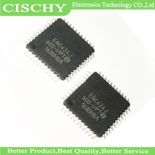 10PCS ENC424J600 ENC424J600-I/PT ENC424J600-E/PT TQFP44