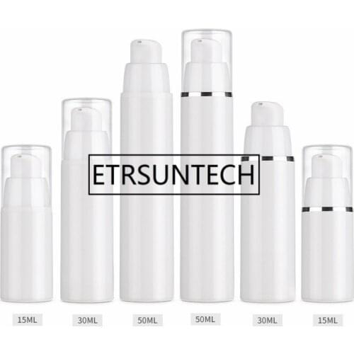 100pcs 15ml 30ml 50ml Empty Serum Bottles Vacuum Pump Bottles Lotion Sub-Bottling With PP Cream Airless Bottle