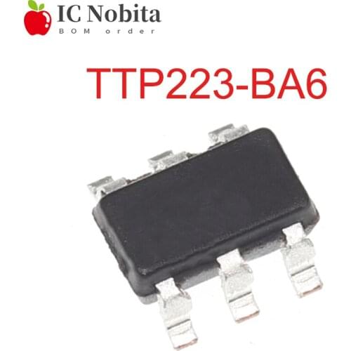 2PCS TTP223-BA6 TTP223 SOT-23 223B SOT23-6 SOT SMD Touch Sensor IC Chip New Original