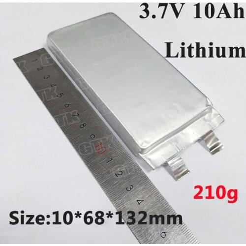4pcs 3.7v 10Ah li polymer batteries battery li 10ah Not 3.2v lifepo4 10ah / for 14.8v battery pack cordless power tool batterie