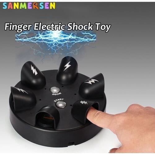 6 Player Polygraph Tricky Office Adult Micro Electric Shock Heart Beat Lie Detector Shocking Liar Test Novelty Party Games Toys