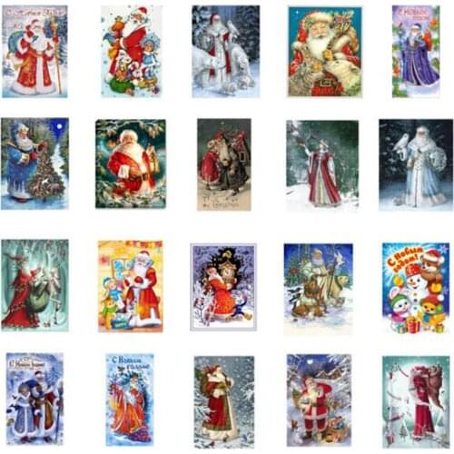 Full Square Round Drill Stone 5D Diy Diamond Painting Embroidery Cross Stitch Santa Claus Christmas Gift Diamant Mosaic Friend