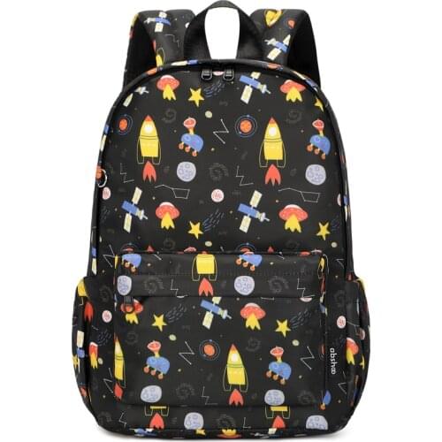 Abshoo Kids Lightweight Backpack Lovely Cartoon Rocket School Bags Bookbag Unisex Boys Girls Water Resistant Preschool Backpack