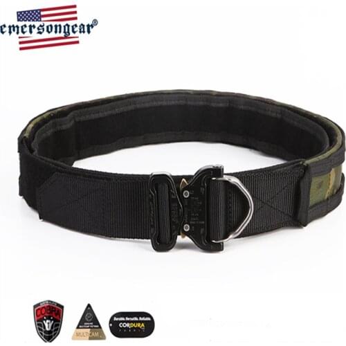 Emerson Tactical EDC Combat Belt 1.75" & 2" Multi Functional Duty Inner & Outer Two Belts Patrol Rigger Belt Hunting MCTP