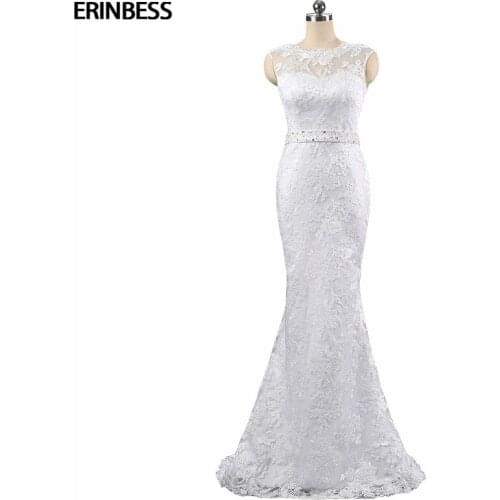 Кружевные свадебные платья ERINBESS China At AliExpress