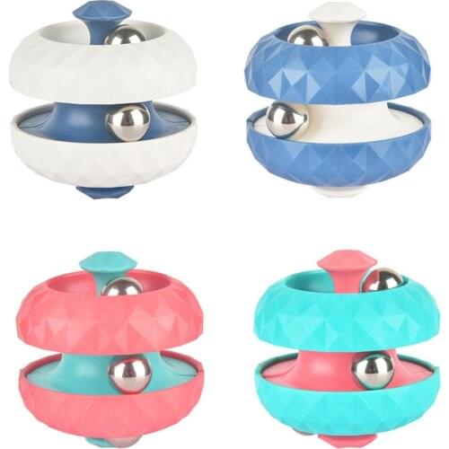 Hot Rotating Decompression Toy Strange Ball Track Finger Sensory Puzzle Toy Fidget Finger Stress Relieve Puzzle Track Ball Doll