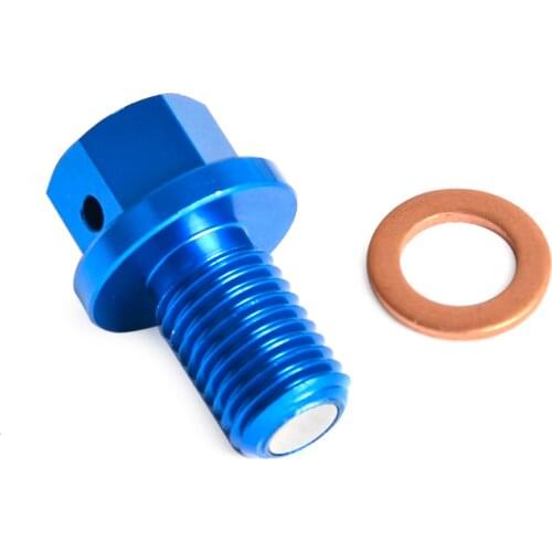 Motorcycle Magnetic Oil Drain Bolt Plugs For Yamaha YZ125 YZ250F YZ450F YZ250FX YZ450FX WR250F WR450F