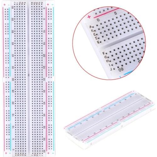 MB102 Breadboard 830 Points MB-102 PCB Solderless Protoboard Board Test Circuit For Universal Prototype Test Develop Circuits