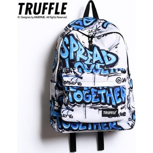 2020 Fashionable brand backpack for school hip-hop Youth Waterproof men women Backpack For Boys Girls Anime Backpack for laptop