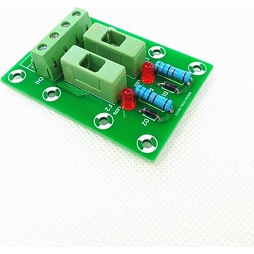 Fuse Module,2 Position Fuse Panel Mount Power Distribution Module Board