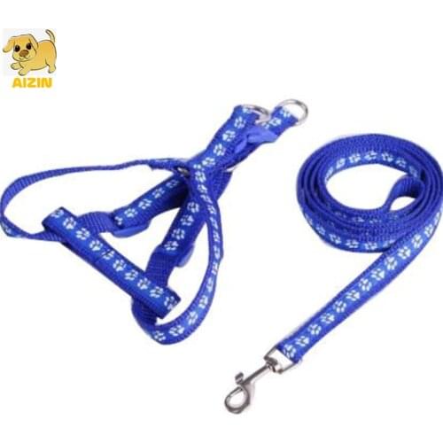 Pets Use Dog Harness Leads Sets Cute Colorful Newest Style Nylon Leashes Sets For Small Cats Puppy Chihuahua Cat Pets Product