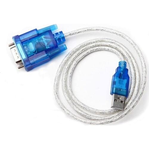 New HL-340 USB to RS232 COM Port Serial PDA 9 pin DB9 Cable Adapter Support Windows7 64