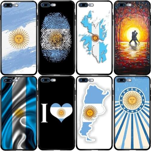 Phone Case for Samsung A5 A6 A7 A8 A10 A20 A30 A40 A50 A60 A70 A80 A90 J3 J4 J5 J6 J8 Plus Argentina Flag