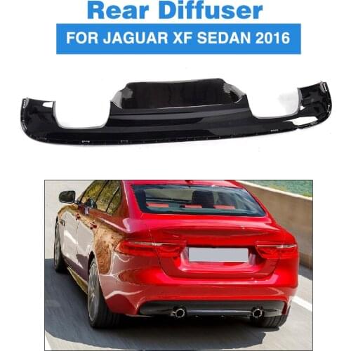 PP Car Styling Auto Rear Bumper Diffuser Lip Spoiler For Jaguar XF Sedan 2016