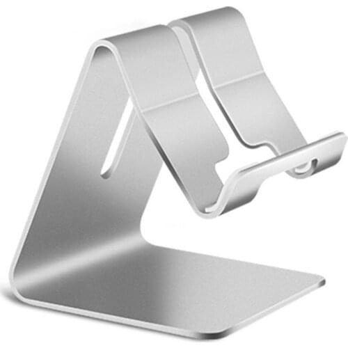 Universal Aluminium Alloy Smart Phone Stand Desk Holder Charge Stand Cradle Mount For iPhone Metal Tablets Stand For ipad Tablet