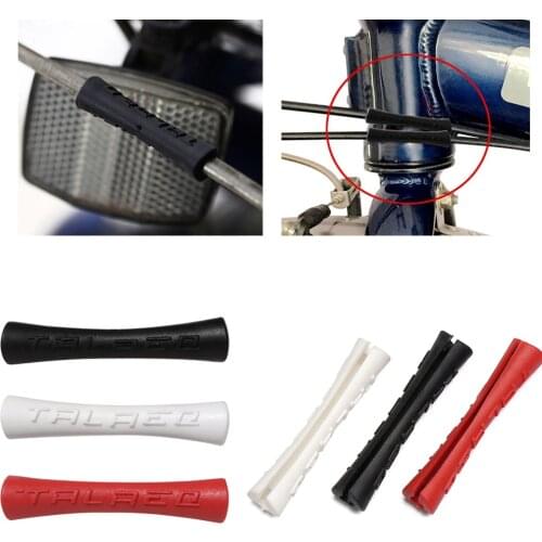 Bicycle Rubber Line Pipe Ultralight Frame Protective Shift Brake Sleeve MTB Cable Guides Anti-friction Cycling Wrap Guard Tubes