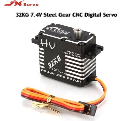JX Servo BLS-HV7132MG 32KG 7.4V 0.07sec High Speed Precision Steel Gear CNC Digital Brushless For RC Car Robot Airplane Drone