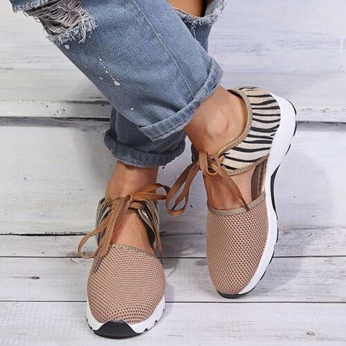 New Women Flats 2021 Spring Summer Ladies Mesh Flat Shoes Women Soft Breathable Sneakers Women Casual Shoes Zapatos De Mujer