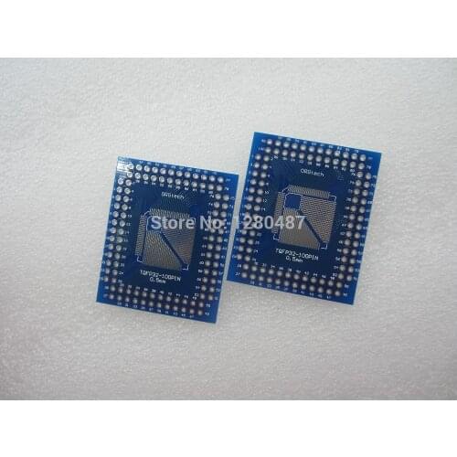 5pcs/lot FQFP TQFP 32 44 64 80 100 LQF SMD turn dip 0.5/0.8 mm adapter plate