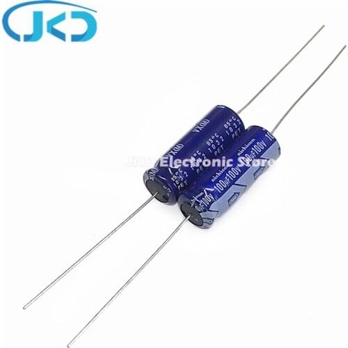 20pcs 100uF 100V NICHICON VX Series 10x27mm Low Impedance 100V100uF Aluminum Electrolytic capacitor