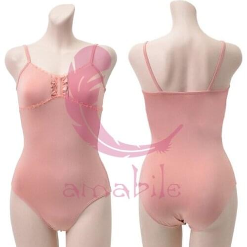 Ballet Dance Gymnastics strap leotard bowtie adult leotard AL0197