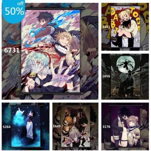 Boku No My Hero Academia Shigaraki Tomura Himiko Toga Dabi Anime Posters Canvas Painting Wall Decor Wall Art Picture Home Decor
