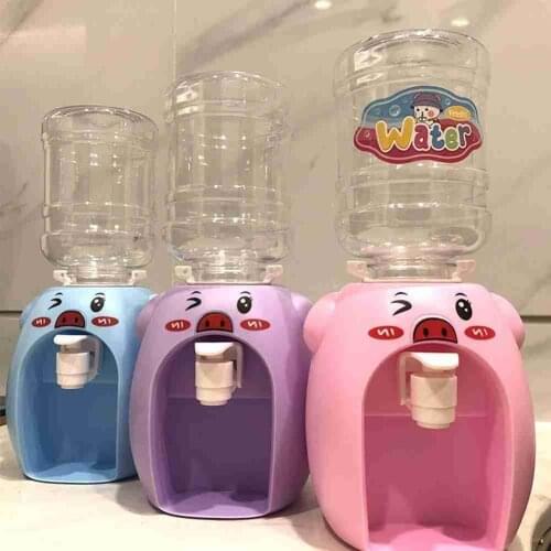 Childrens Water Dispenser Simulation Play House Beverage Dispenser Net Red Fun Little Cute Pig Mini Water Toy Package Girl Toy