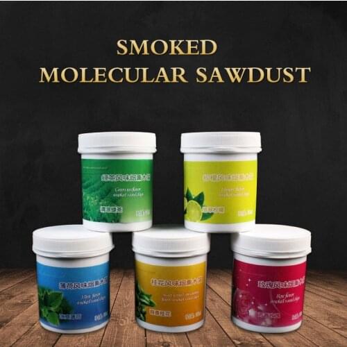 Smoke Gun Material Smoked Wood Chips Spices Molecular Cuisine Gourmet Lemon Rose Apple Mint Flavor