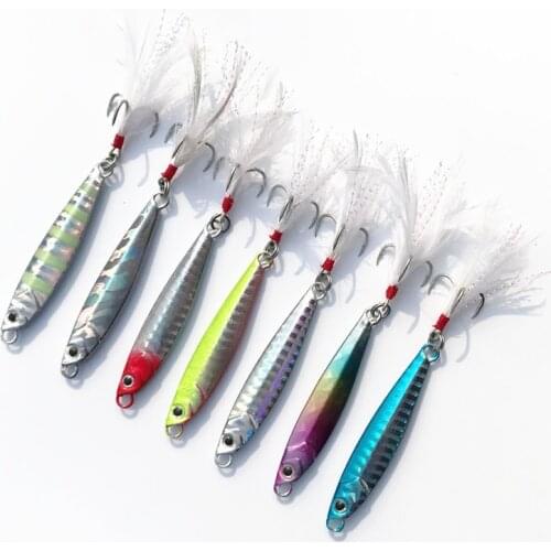 Hot Sale 1 Pieces20g 6cmMetal Lure Fishing Spoon Freshwater Fishing Hard LureSliceJigBait Spoon Fishing Tackle Metal Jigging