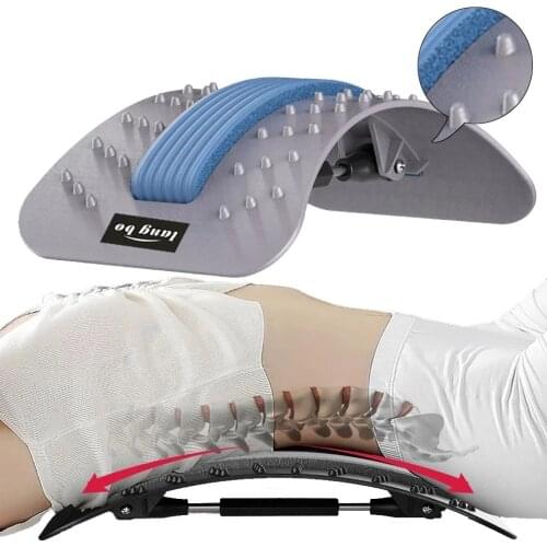 Back Massage Stretcher Stretch Body Muscles Release Pressure To Relieve Spine Pain Lumbar Support Shiatsu Massage