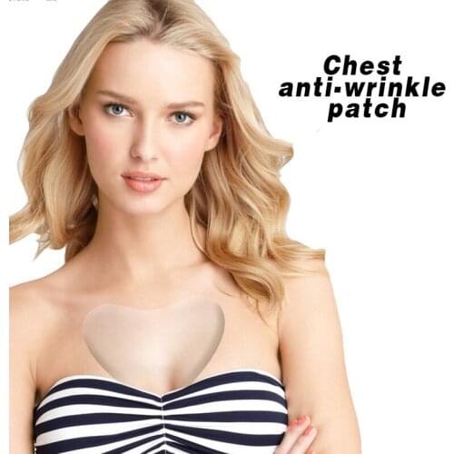 Reusable Anti Wrinkle Face Neck Chest Hand Eye Nose Pad Silicon Transparent Anti Microgroove Removal Sticker Skin Care Patch