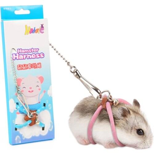 New Small Pet Adjustable Soft Harness Leash Bird Parrot Mouse Hamster Ferrets Rat Pet Pig Leash