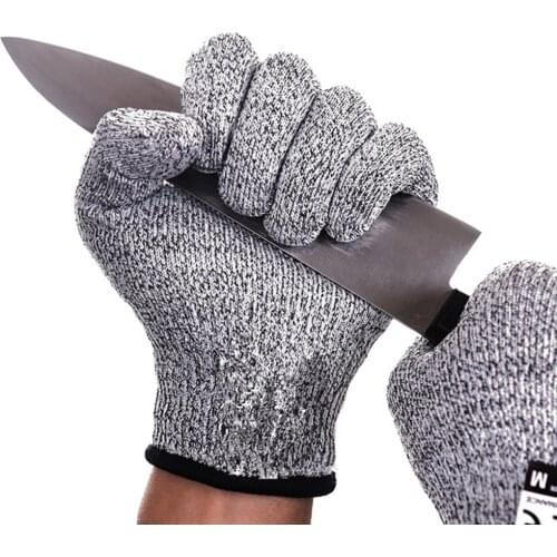 VKTECH Cut-resistant Fishing Gloves Men Women Fishing Meat Cutting Safety Gloves Outdoor Protection Full Finger Work Mittens