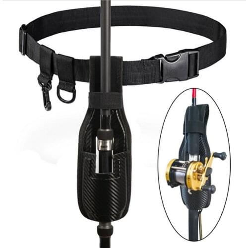 Adjustable Waist Belt Bracket Fishing Rod Support Rod Belly Support Stand Up Pole Holder For Boat Sea Fishing Tackle Accessories
