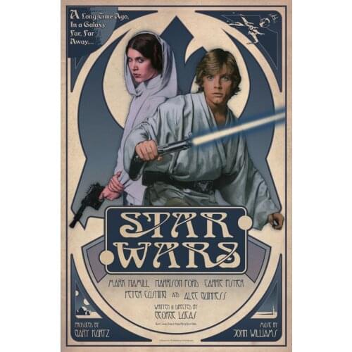 Jedi Knight Propaganda Retro Vintage Kraft Poster Decorative DIY Wall Canvas Painting Sticker Home Bar Posters Decoration