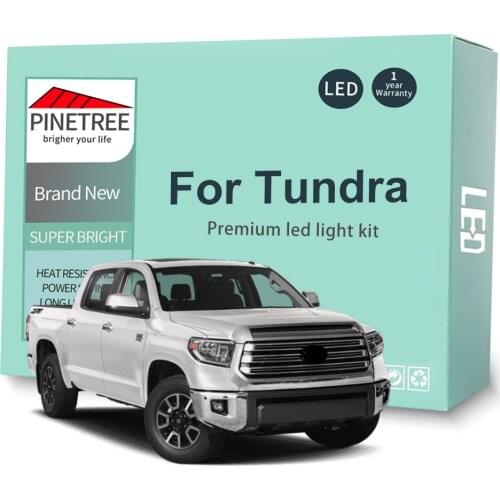 Car Led Interior Light Kit For Toyota Tundra 2007-2012 2013 2014 2015 2016 2017 2018 2019 2020 2021 Led Bulbs Canbus No Error
