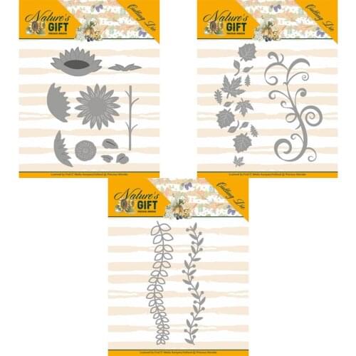 Piggy Craft metal cutting dies cut die mold Flower plant decoration Scrapbook paper craft knife mould blade punch stencils dies