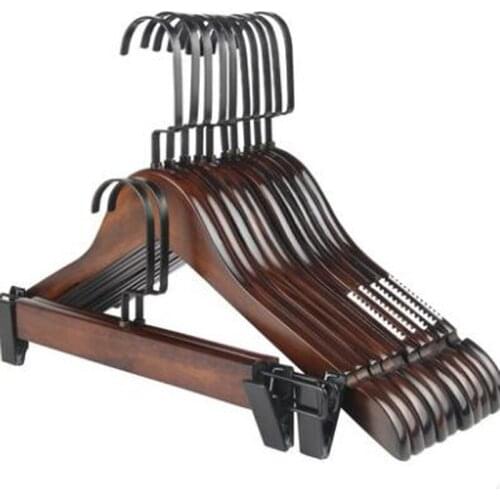 10pcs/lot 26cm-44cm Childrens Pants Rack/Adult Wooden Hanger/Solid Wood Hanger